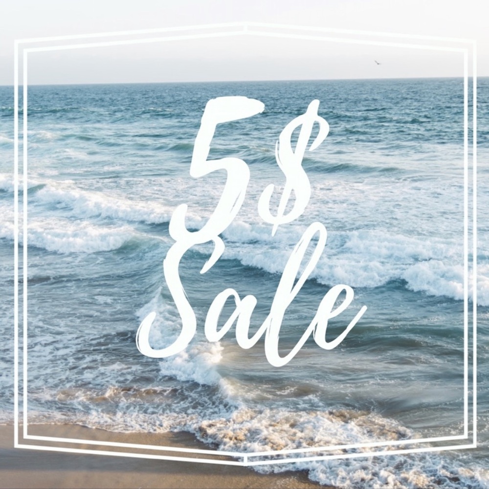 $5 SALE ON MOST ITEMS! CLOSET CLEAR OUT